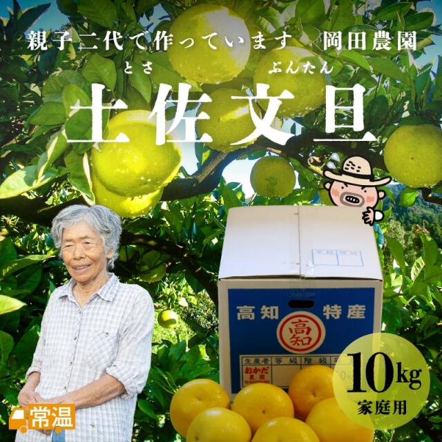 土佐文旦_岡田農園_家庭用_10kg